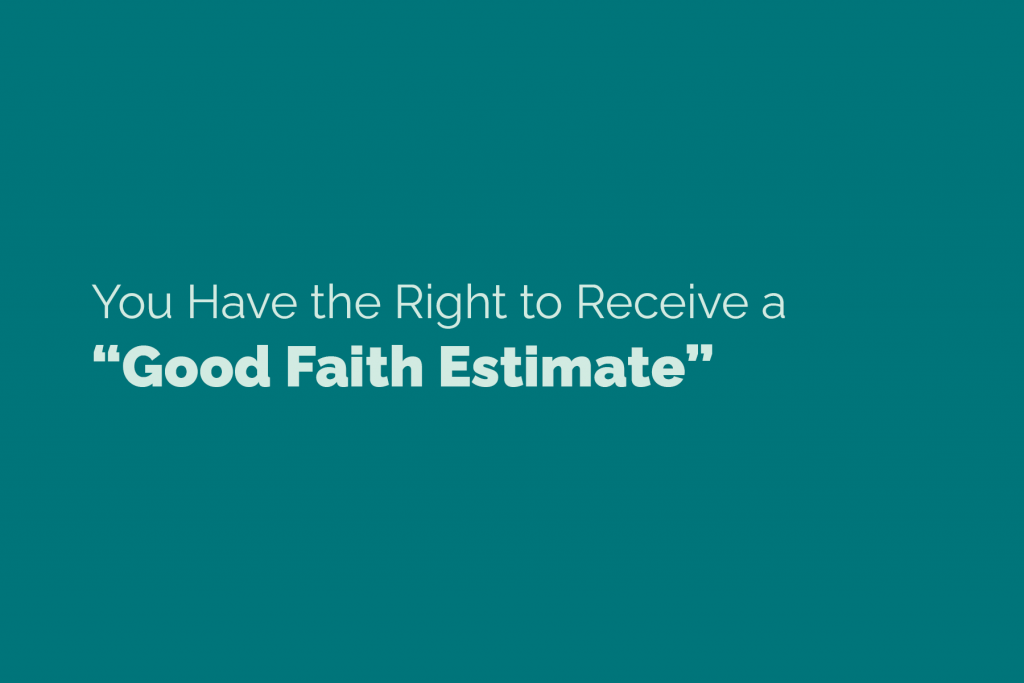 good faith estimate